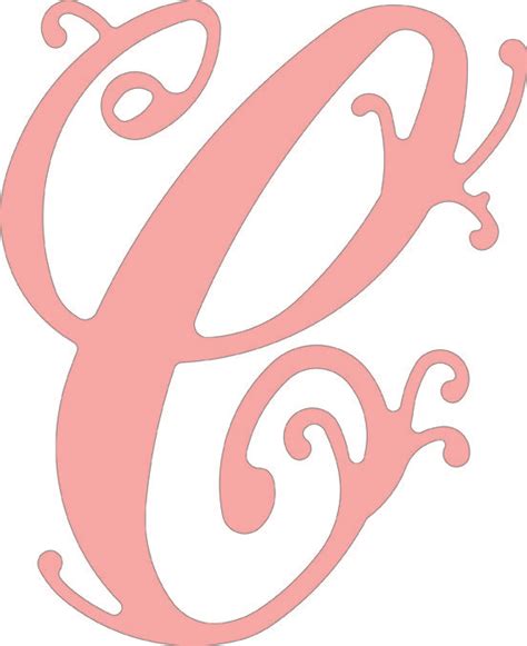 Lace Flourish C Flourish Lettering Fancy Letter C Lettering