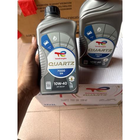 Jual Oli Mesin Total Quartz 7000 Sae 10w 40 API SN CF Kemasan 1 Liter