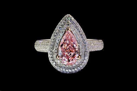 Vintage Style Pink Diamond Ring : r/weddingring