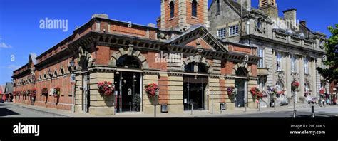 The Market Hall, Crewe town, Cheshire, England, UK Stock Photo - Alamy