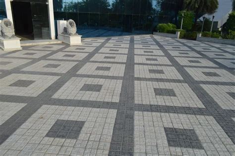 Flooring Concrete Cobble Reflective Paver Block Dimensions Mm X