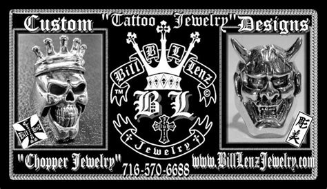 Bill Lenz Jewelry Custom Artisan Biker Jewelry Biker Jewelry Hand