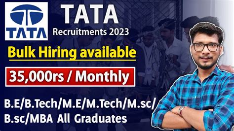 Tata Job Vacancy 2023 Tata Jobs For Freshers Tata Job Tata Steel