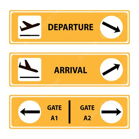 Departure Sign