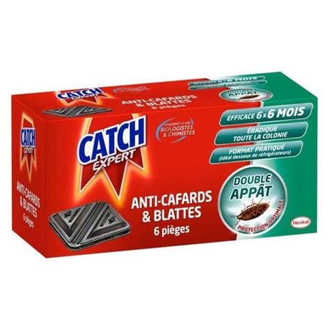 LOT DE 2 CATCH EXPERT Contaminateur Anti Cafards Et Blattes Boite