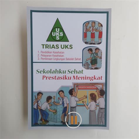 Jual Poster Trias UKS Poster Sekolahku Sehat Prestasi Meningkat 3