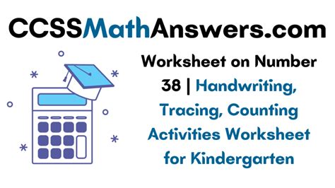 Worksheet On Number 38 Handwriting Tracing Counting Activities