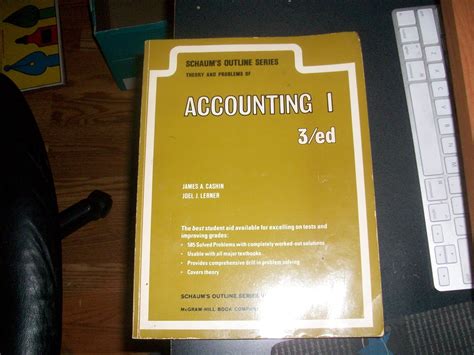 Buy Schaum S Outline Of Theory And Problems Of Principles Of Accounting Pt 1 Book Online At