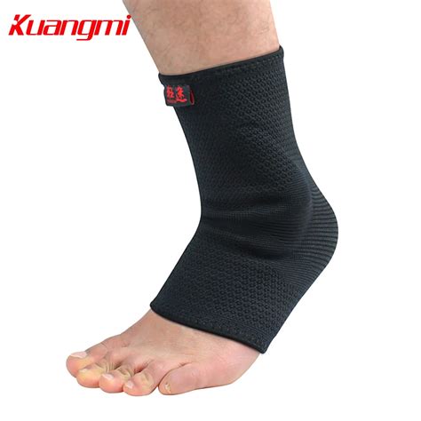 Kuangmi 1 Pc Gel Ankle Sleeves Ankle Brace Support Compression Foot