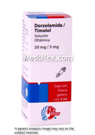 Cosopt Dorzolamida Timolol Generic Sol Ophthalmic 5 Ml Starting With