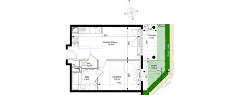 Plan Appartement T De M Neuf Au Le Plessis Robinson R Sidence