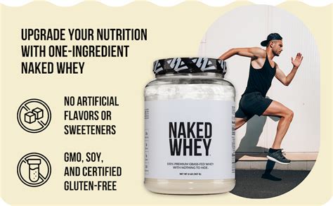 Amazon Naked Whey LB Grass Fed Whey Protein Powder Only