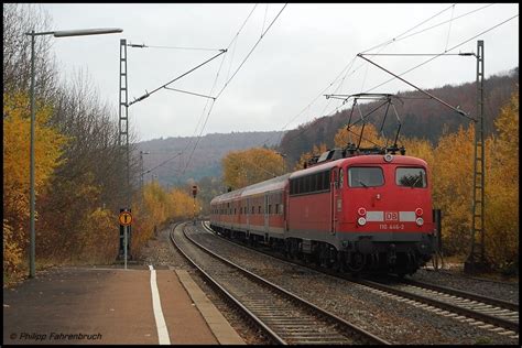 110 446 2 verlässt am 03 11 07 mit RB 37155 von Aalen nach Donauwörth