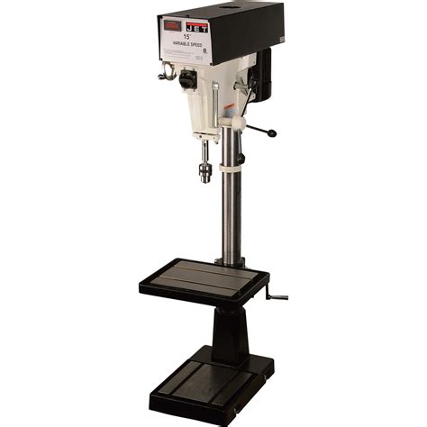 Free Shipping — Jet Floor Drill Press — Variable Speed 15in 1 Hp 115v230v Model J Da5816