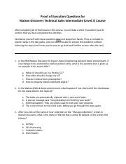 Proof Of Execution Questions Technical Sales Wd L Pdf