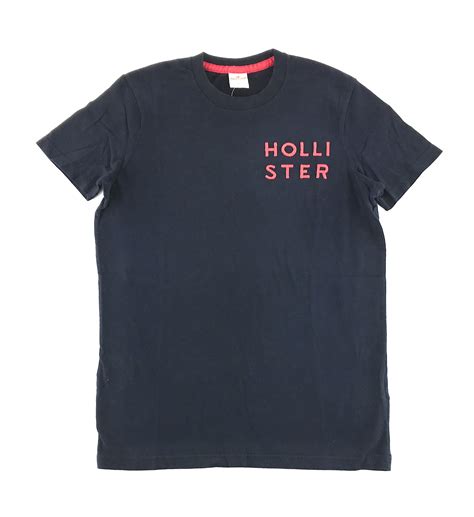 Hollister Mens Graphic T Shirt Tee Short Sleeve Embroidered Appliqué eBay