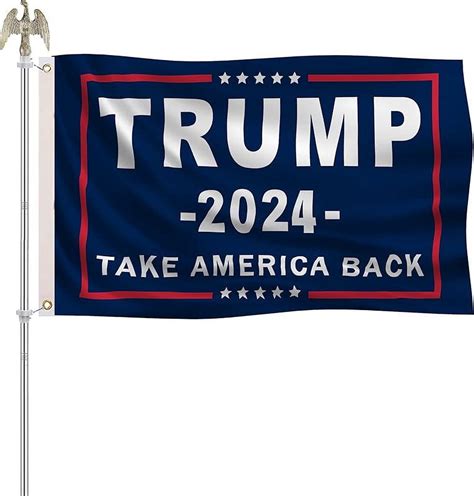 Trump 2024 Flag Double Sided The Sequel Take America Back Flags 3x5