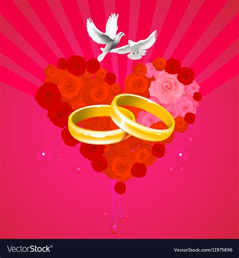 Wedding background Royalty Free Vector Image - VectorStock