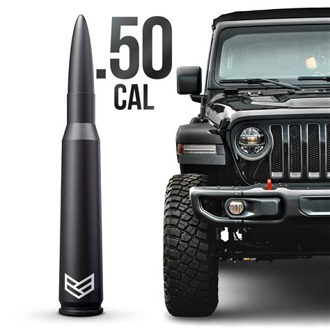 RONIN FACTORY 50 Cal Bullet Antenna For Jeep Wrangler Gladiator