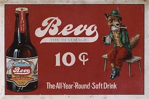 Anheuser Busch Bevo Near Beer Poster Beer Poster Traditional Tattoo