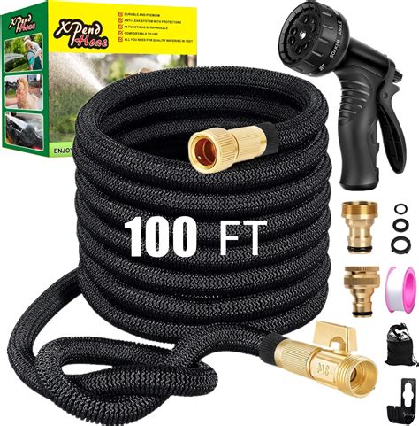 Garden Hose 15m Hose Pipes With 10 Modes Water Spray Gun Expandable