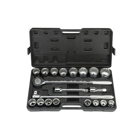 20 Pc 3 4 In Drive Sae Jumbo Heavy Duty Socket Set