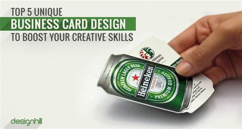 Top Unique Business Card Designs To Boost Your Creative Skills