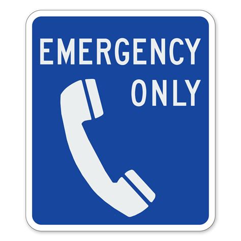 emergency phone  sign hivis group