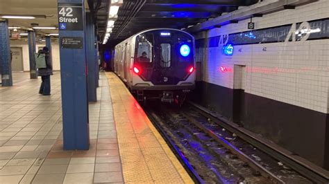 R211T C Train Departing 42nd Street PABT YouTube