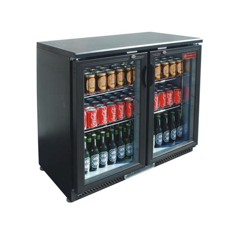 coffee shop refrigerator  doors golden ice store