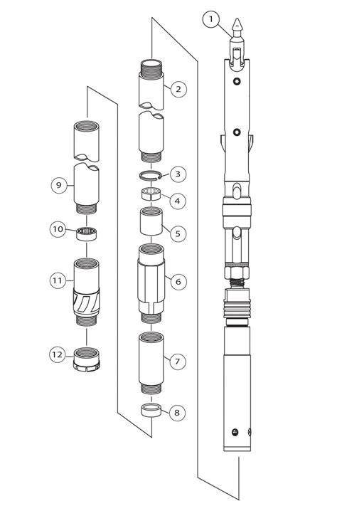 Hole Products Nwl V Latch Core Barrel Assembly