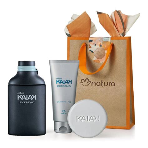 Kit Masculino Kaiak Extremo Natura Edição limitada Perfume Pós Barba