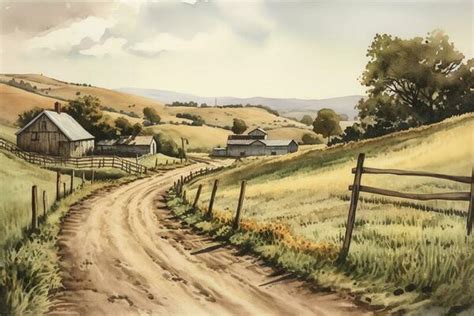 Farm Painting Stock Photos, Images and Backgrounds for Free Download