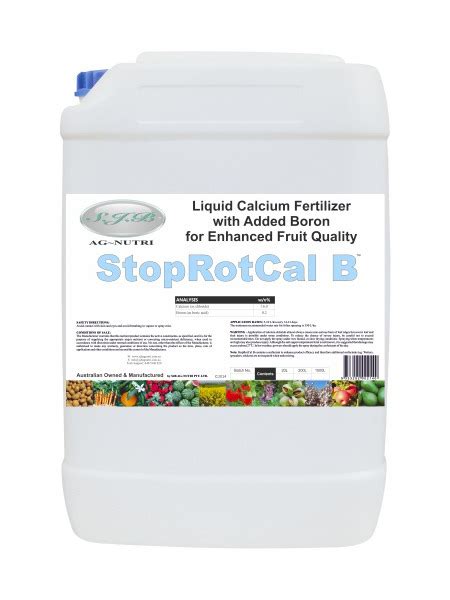 Liquid Calcium Chloride For Superior Fruit Quality Sjb Ag Nutri