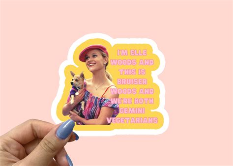 Legally Blonde Sticker Pack Elle Woods Vinyl Stickers Pack Etsy