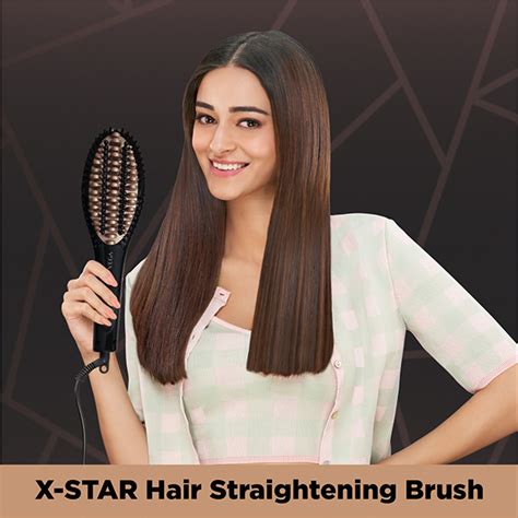 Buy Vega X Star Hair Straightening Brush With Thermo Protect Technology