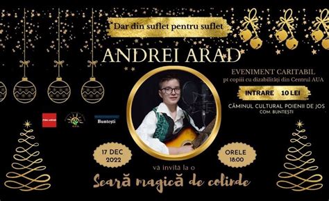 Seara magica de colinde Concert caritabil în Buntești judetul Bihor