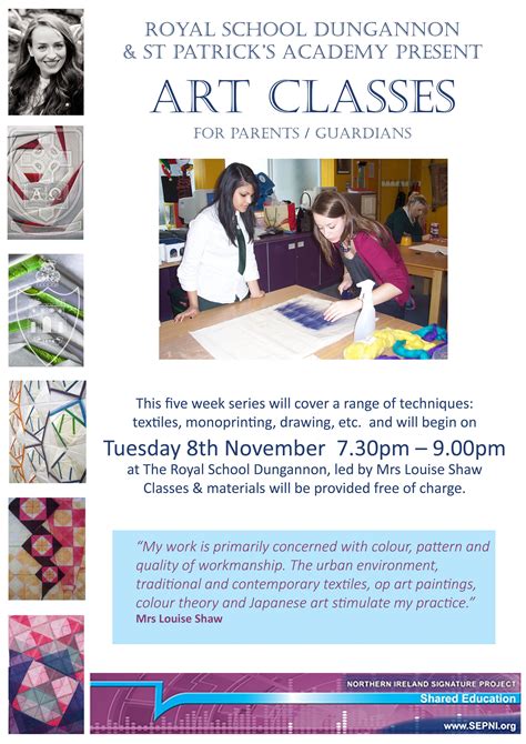 Sesp Art Classes For Parents Guardians Royal School Dungannon