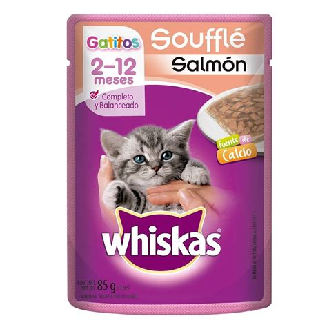 Alimento Para Gato Whiskas Gatitos Souffl Salm N G Bodega