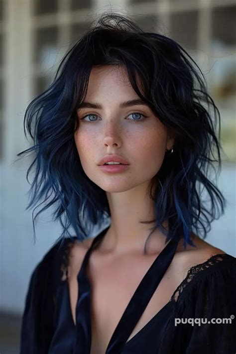 Blue Black Hair: A Bold Statement in Style - Puqqu