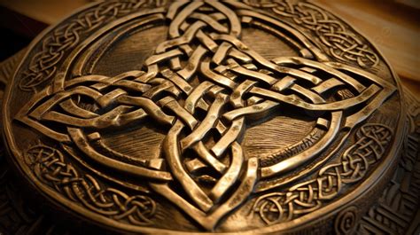 The Celtic Cross On The Lid Background Celtic Knot Picture Celtic