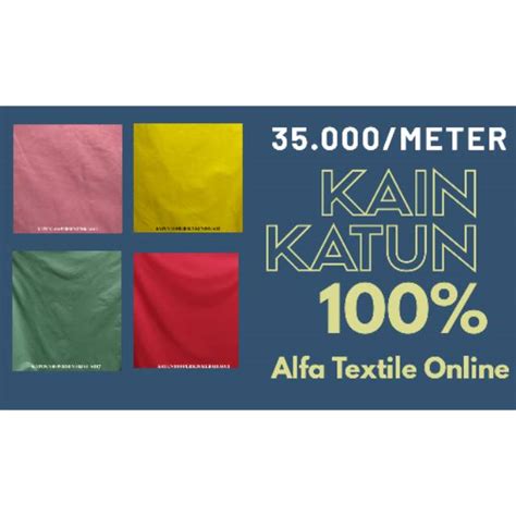 Jual Kain Katun Polos Lebar 150 CM Shopee Indonesia