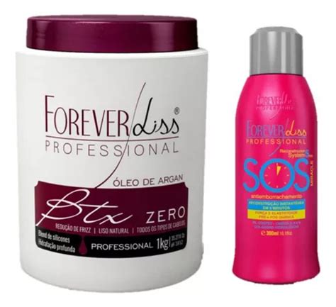 Forever Liss Máscara Btx Zero Argan Sos Antiemborrachamento Frete Grátis