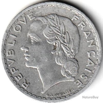 Pièce de Monnaie France 5 francs Lavrillier aluminium 1949 B