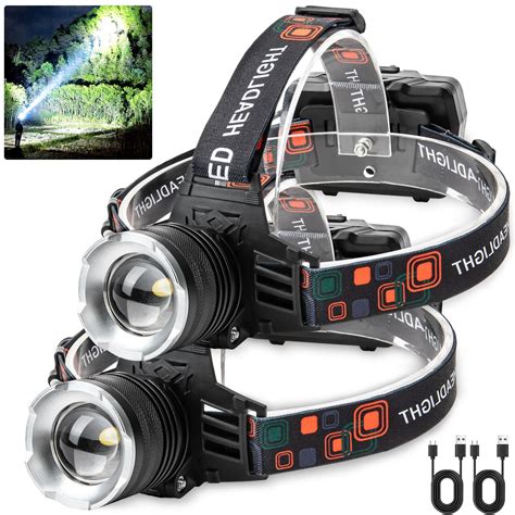 Nj Forever Led Rechargeable Headlamp Lumens Super Bright Head