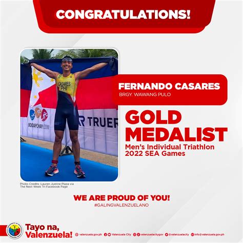 Valenzuelacity On Twitter Congratulations Fernando Casares Gold