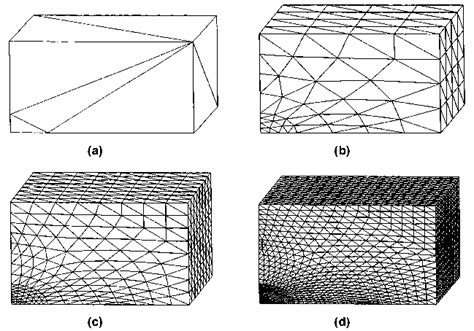 Tetrahedral Meshes For The Sphere A 11 Nodes 9 Tetrahedra 28 Download Scientific Diagram