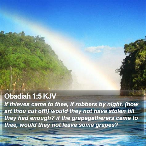 Obadiah Kjv Bible Verse Images