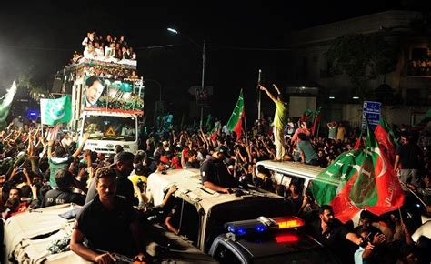 Day Hours Later Pti S Azadi March Still Far From Islamabad Dawn