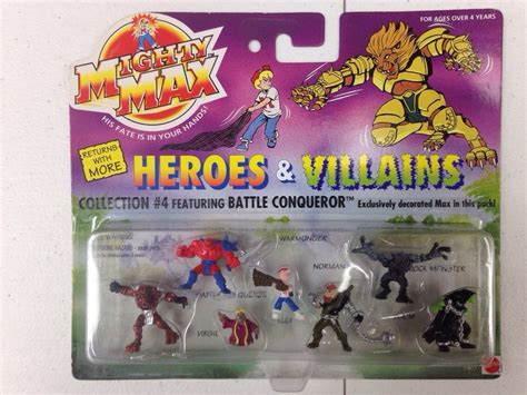 Mighty Max Heroes & Villains Collection 4 battle conqueror